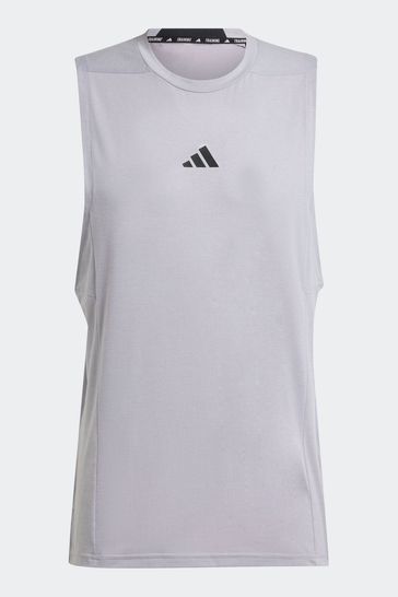 Grey workout tank top on sale