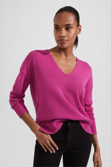 Hobbs pink jumper shop