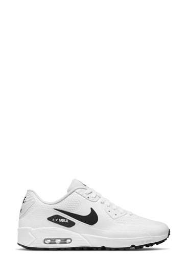 Nike White Air Max 90 Golf Shoes