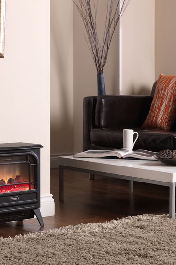 Buy Dimplex Black Electric Optiflame MicroStove Fireplace from the Next UK  online shop