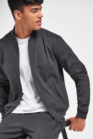 sweater bomber jacket