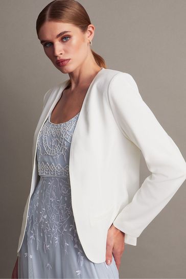 White on sale occasion jacket