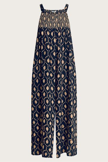 Monsoon blue shop jumpsuit