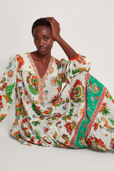 Monsoon kaftan dress store