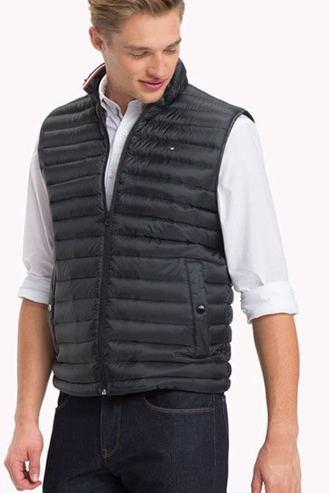 tommy hilfiger packable down vest