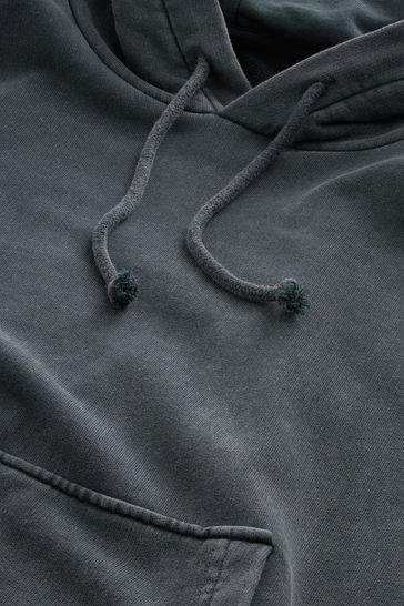 Dark grey washed hotsell hoodie