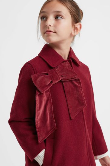 Reiss online burgundy coat