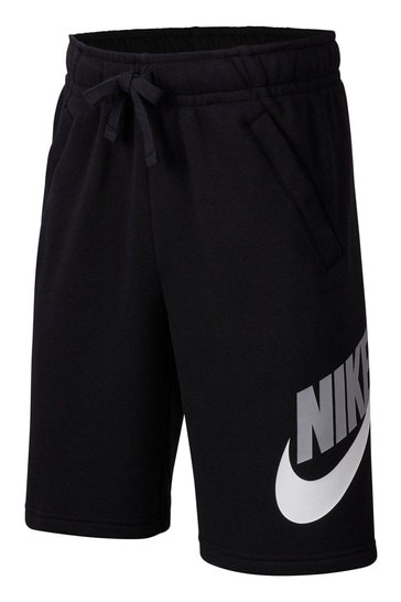 Buy Nike Black Club Fleece Shorts from Next Luxembourg