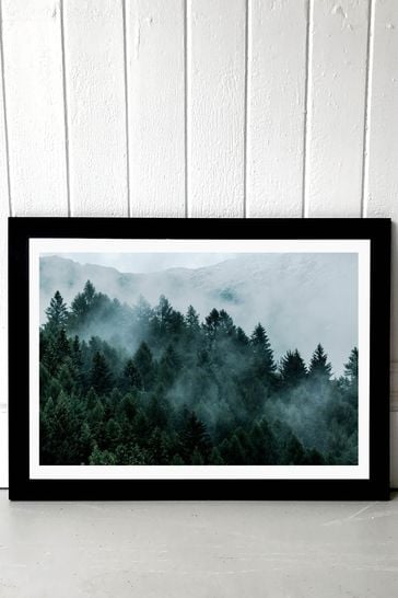 Foggy Hills Print by East End Prints