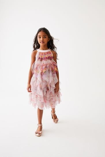 Ted baker deals pink flower dress
