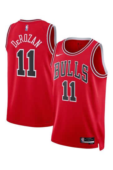 Nike Red Chicago Bulls Icon Edition Swingman Jersey DeMar DeRozan