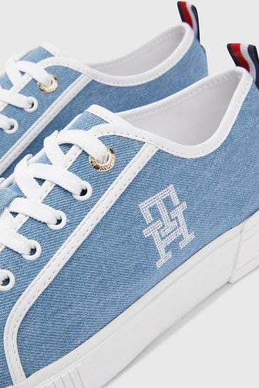 Tommy hilfiger best sale denim trainers
