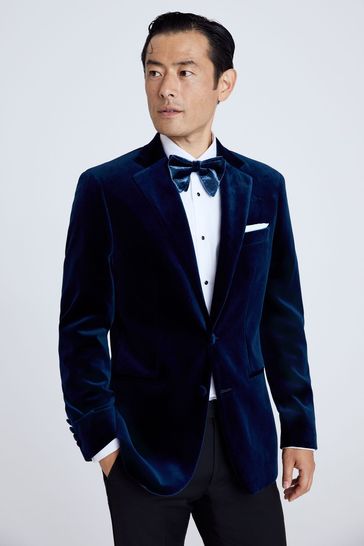 Next blue hotsell velvet jacket