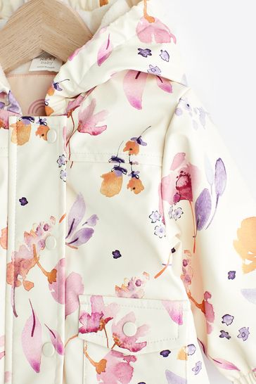 Cream floral jacket sales