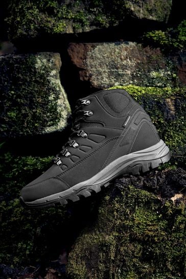 Black cheap walking boots