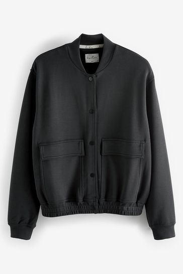 Buy Black Bomber Jacket from Next Singapore