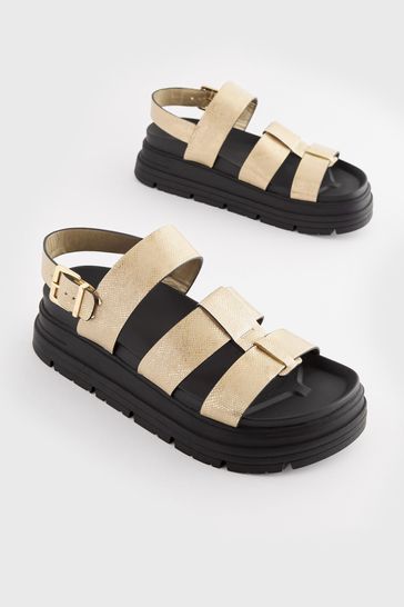 Wide fit clearance chunky sandals