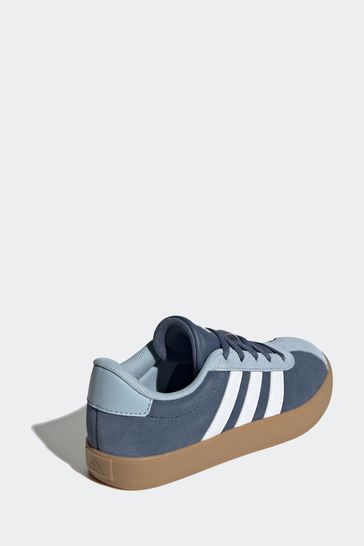 Buy adidas Blue Brown Sportswear Vl Court 3.0 Kids Trainers from
