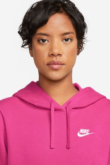 Neon pink cheap nike hoodie