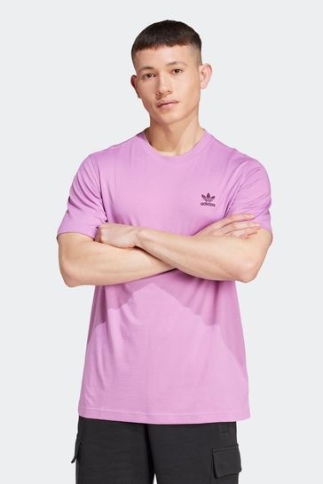 Adidas Trefoil Essentials Tee Men Preloved Purple XSTP