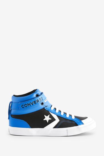 Converse Blue/Black Junior Pro Blaze Trainers