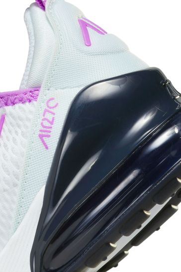 Buy Nike White Purple Air Max 270 Junior Trainers from Next Slovakia