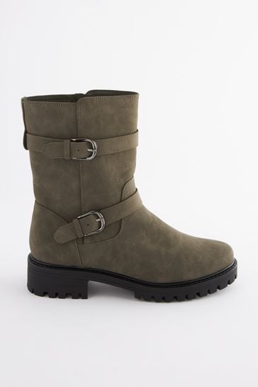 Nubuck biker boots store