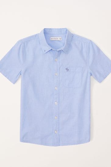Abercrombie & Fitch Blue Printed Shirt