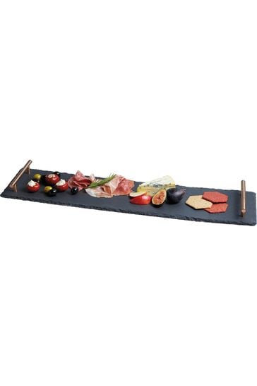 Black serving platter online