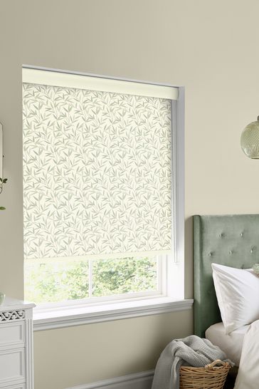 Laura Ashley Green Hedgerow Made To Measure Roller Blind