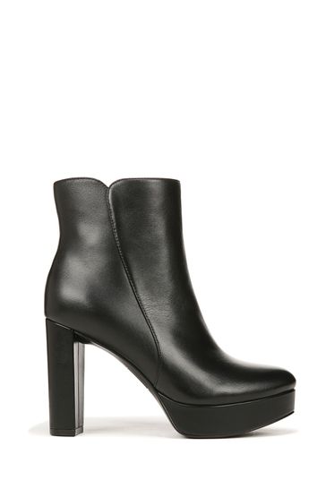 Naturalizer Flavio Leather Ankle Black Boots