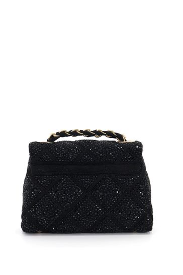 Buy Dune London Black Sparklie Micro Diamante Quilted Bag from Next Germany