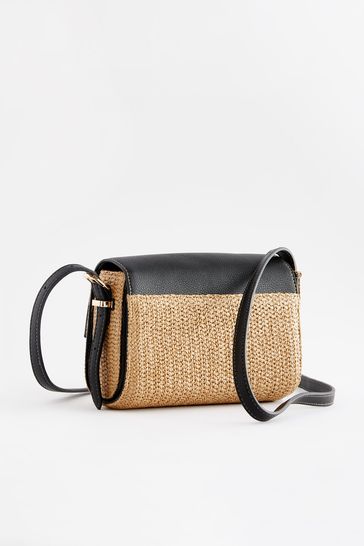 Raffia crossbody bag outlet