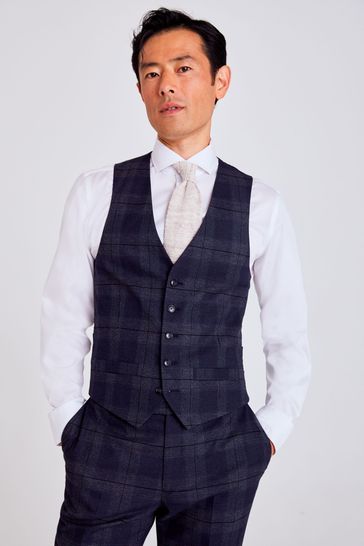 Black shirt blue best sale waistcoat