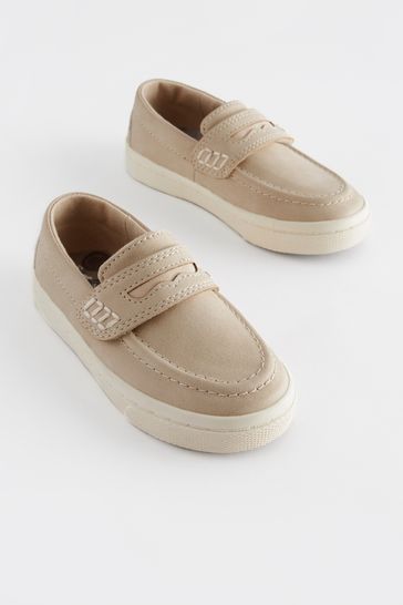 Neutral loafers sales