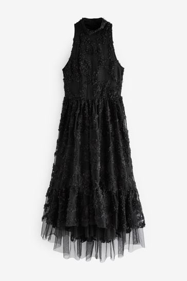 Next black ruffle dress 2025