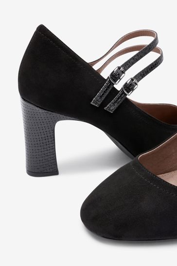 Buy Black Extra Wide Fit Forever Comfort Mary Jane Shoes from