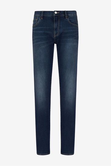 Armani Exchange Mens Straight Fit Jeans