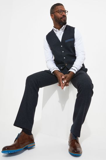 Buy Joe Browns Blue Cool Combination Waistcoat from Next Ireland