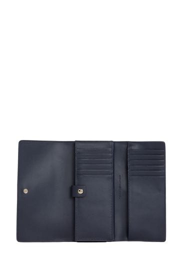 Tommy Hilfiger MONOGRAM HANGING WALLET SET UNISEX - Wallet - blue monogram/dark  blue 