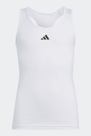 Buy adidas White Techfit Vest Kids from Next Bahrain