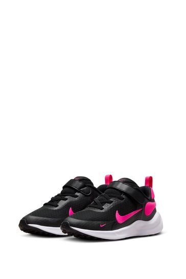 Buy Nike Black Pink Junior Revolution 7 Trainers from Next Denmark