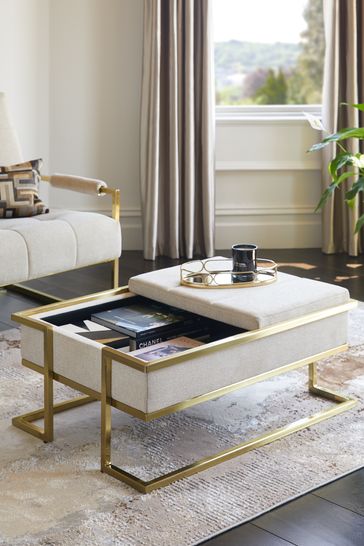 Next gold hot sale coffee table