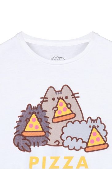 Buy Vanilla Underground White Pusheen Girls Pusheen Licensed 100 Cotton T Shirt from Next Egypt