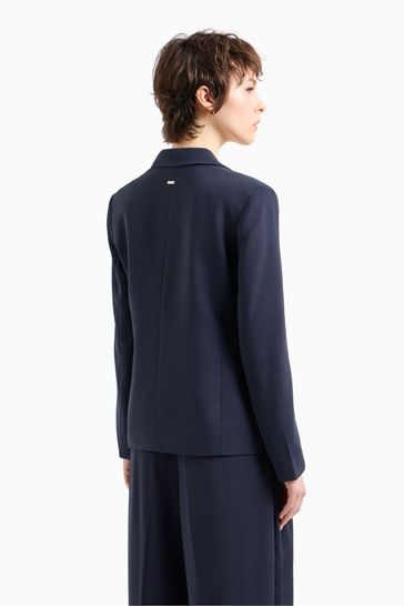 Buy Armani Exchange Navy Blue Blazer from Next Luxembourg