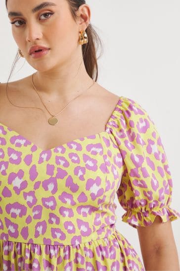 Simply be yellow online dress