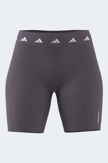 Buy adidas Purple Performance Techfit Bike Short Leggings from Next USA