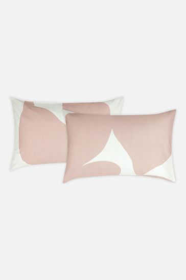 Buy Jasper Conran London Pink Floral Leaf 300 TC Satin Pillowcase