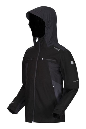 Regatta Black Junior Highton II Waterproof Jacket