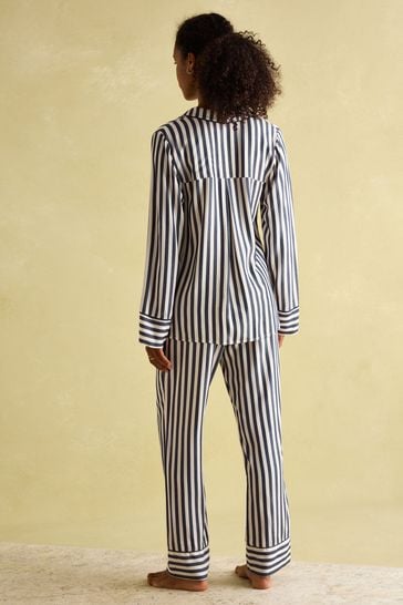 Buy Joules Alma Navy Stripe Pyjama Set from Next USA